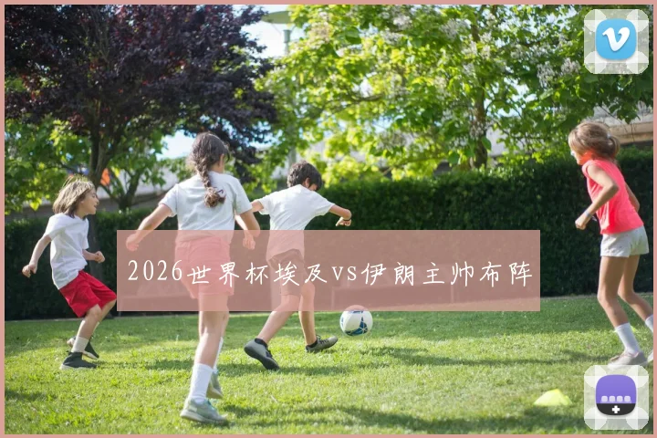 2026世界杯埃及vs伊朗主帅布阵